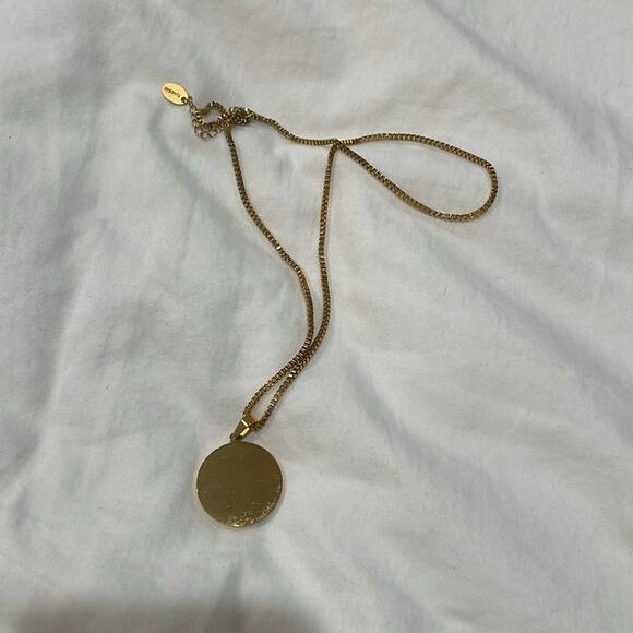 EllandEm Gold Disc Necklace - Picture 1 of 5
